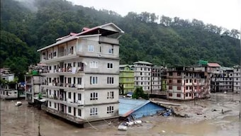 Choppers evacuate stranded tourists from North Sikkim for second day