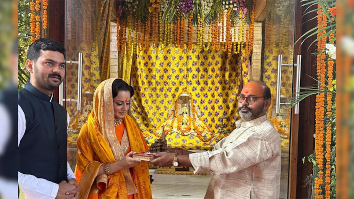 Ahead of 'Tejas' release, Kangana Ranaut aka Tejas Gill seeks blessings at Ram Mandir in Ayodhya