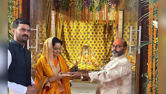 Ahead of 'Tejas' release, Kangana Ranaut aka Tejas Gill seeks blessings at Ram Mandir in Ayodhya