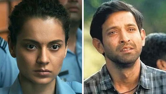 Box-Office: Kangana Ranaut's 'Tejas' collects Rs 1.14 crore on day one, Vikrant Massey's '12th Fail' mints Rs 1.10 crore Box-Office: Kangana Ranaut's 'Tejas' collects Rs 1.14 crore on day one, Vikrant Massey's '12th Fail' mints Rs 1.10 crore