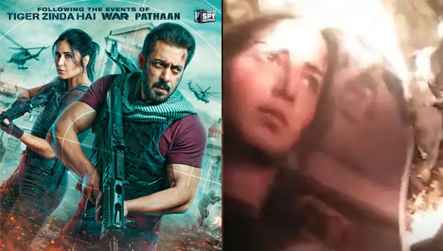 Salman Khan fans burn Katrina Kaif's 'Tiger 3' posters, netizens defend the actress Salman Khan fans burn Katrina Kaif's 'Tiger 3' posters, netizens defend the actress