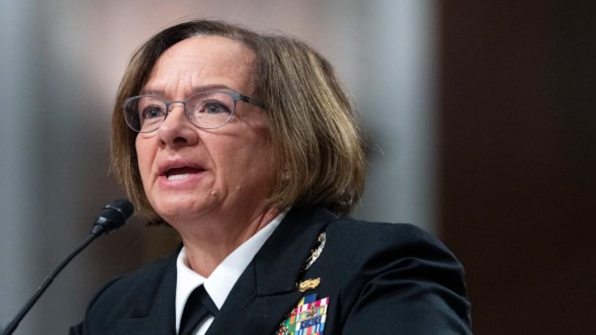 Who is Admiral Lisa Franchetti, the first woman to lead US Navy?