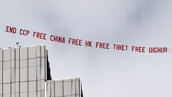 WATCH: Banner at APEC Summit venue has a special message for Xi Jinping