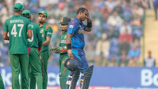 Explained: Why Angelo Mathews was dismissed 'Timed Out' during Bangladesh vs Sri Lanka World Cup game Explained: Why Angelo Mathews was dismissed 'Timed Out' during Bangladesh vs Sri Lanka World Cup game