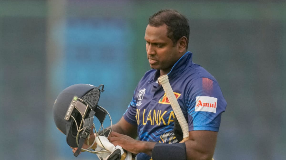 Angelo Mathews becomes first in history of international cricket to be dismissed 'Timed Out'