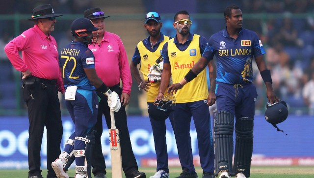 ‘4th umpire is wrong': Angelo Mathews presents 'video evidence' to claim he shouldn't have been timed out ‘4th umpire is wrong': Angelo Mathews presents 'video evidence' to claim he shouldn't have been timed out