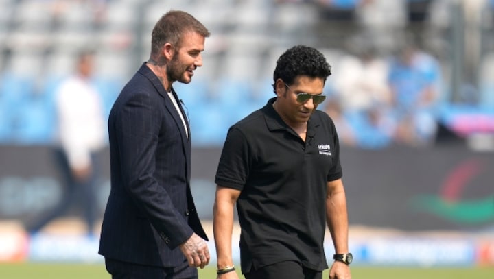 World Cup 2023: 'Very special', says David Beckham on meeting Sachin Tendulkar at India-New Zealand semi-final in Mumbai