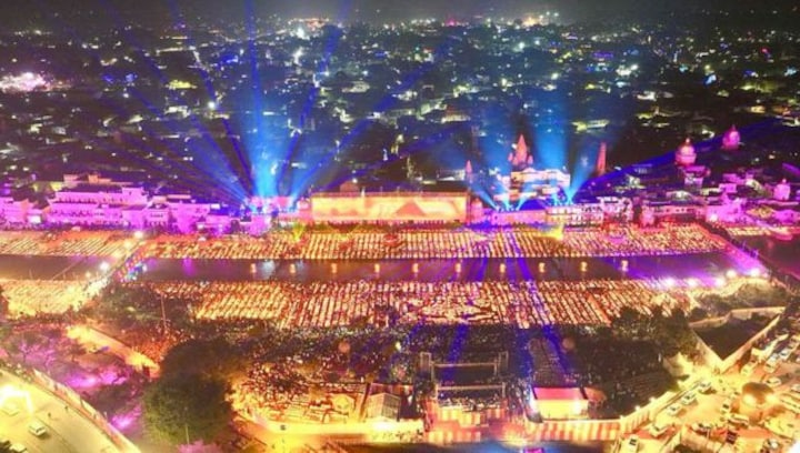 Ayodhya sets new Guinness world record by lighting 22.23 lakh diyas during 'Deepotsav'
