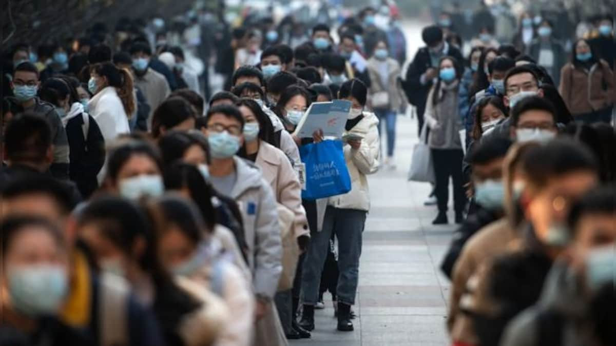 As economy slumps, China's youth turn to govt jobs; record 3 million take civil services exam