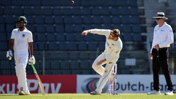 Bangladesh vs New Zealand: Phillips' four-wicket haul restricts hosts to 310/9 after Mahmudul's 86 in first Test