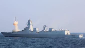 WATCH: India's Guided Missile destroyer Imphal hits 'bulls-eye' in maiden BrahMos firing