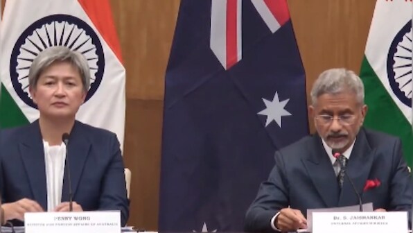 'Real momentum in India-Australia comprehensive strategic ties': Jaishankar at joint press briefing with Penny Wong