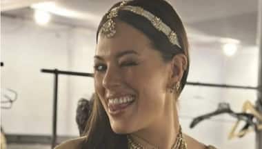 'Can't get over how stunning mine is': Ashley Graham on her stunning saree debut at Jio World Plaza launch