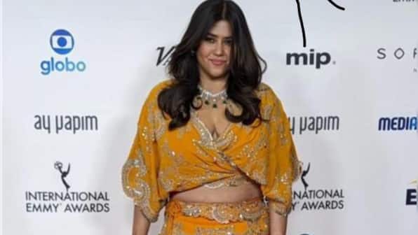 Ektaa R Kapoor creates history as the first Indian woman filmmaker to win an International Emmy Directorate Award!