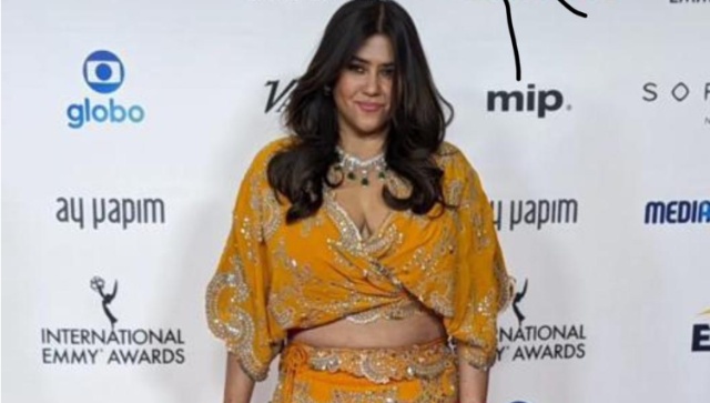 Ektaa R Kapoor creates history as the first Indian woman filmmaker to win an International Emmy Directorate Award! Ektaa R Kapoor creates history as the first Indian woman filmmaker to win an International Emmy Directorate Award!
