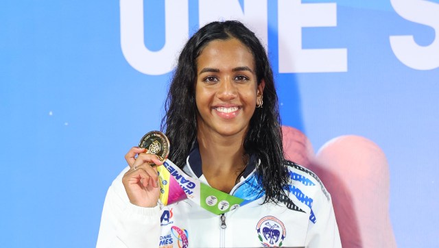 National Games 2023: Swimmer Nina Venkatesh wins her fourth gold, Virdhawal Khade does the double National Games 2023: Swimmer Nina Venkatesh wins her fourth gold, Virdhawal Khade does the double