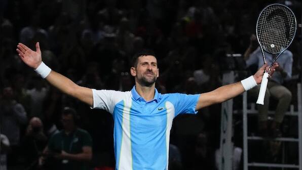 ATP Paris Masters: Novak Djokovic resists Andrey Rublev to book Grigor Dimitrov title clash