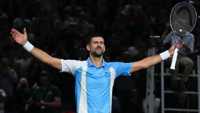 ATP Paris Masters: Novak Djokovic resists Andrey Rublev to book Grigor Dimitrov title clash ATP Paris Masters: Novak Djokovic resists Andrey Rublev to book Grigor Dimitrov title clash
