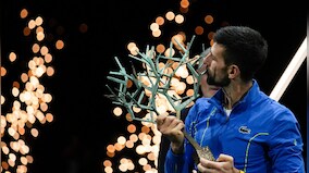 ATP Paris Masters: Novak Djokovic defeats Grigor Dimitrov in final to win record-extending seventh title