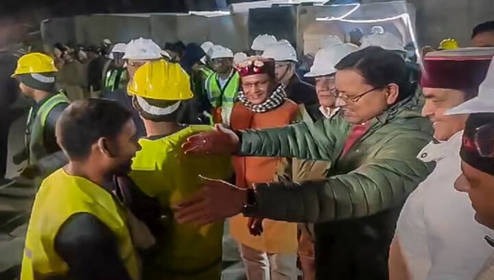 In Images | The final stages of Uttarkashi tunnel rescue and the moment the workers were freed In Images | The final stages of Uttarkashi tunnel rescue and the moment the workers were freed