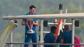 World Cup 2023: Australia skipper Pat Cummins poses with trophy on Sabarmati river cruise; Watch
