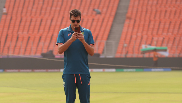 India vs Australia, World Cup Final: 'Just had a look', Pat Cummins takes pictures of Ahmedabad pitch on eve of final India vs Australia, World Cup Final: 'Just had a look', Pat Cummins takes pictures of Ahmedabad pitch on eve of final