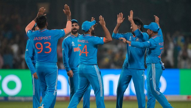World Cup 2023: Team India reach Mumbai ahead of semi-final against New Zealand; Coaching staff inspects Wankhede pitch World Cup 2023: Team India reach Mumbai ahead of semi-final against New Zealand; Coaching staff inspects Wankhede pitch