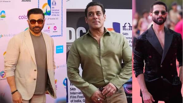 IFFI 2023: From Salman Khan to Sunny Deol to Shahid Kapoor, stars that dazzled at the red carpet