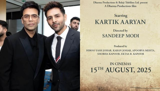 Karan Johar announces maiden collaboration with Kartik Aaryan on actor's 33rd birthday after a fallout during Dostana 2 Karan Johar announces maiden collaboration with Kartik Aaryan on actor's 33rd birthday after a fallout during Dostana 2