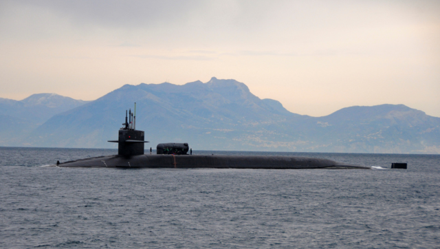 US deploys guided missile submarine in Mediterranean sea US deploys guided missile submarine in Mediterranean sea