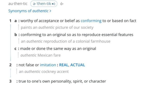 World in search of truer life: 'Authentic' is Merriam-Webster word of the year for 2023 World in search of truer life: 'Authentic' is Merriam-Webster word of the year for 2023