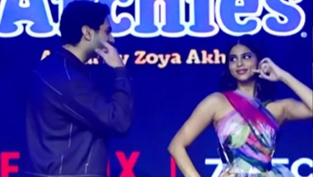 The Archies Event: Suhana Khan and Agastya Nanda trolled for their dance as netizens call their performance 'cringe' The Archies Event: Suhana Khan and Agastya Nanda trolled for their dance as netizens call their performance 'cringe'
