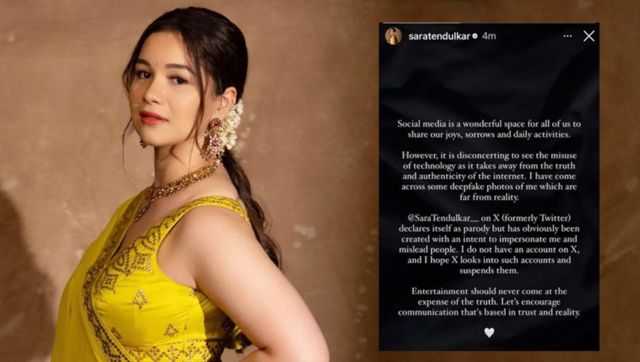 Deepfake Videos: Sachin Tendulkar's daughter Sara Tendulkar becomes the next target, says 'Disconcerting to see…' Deepfake Videos: Sachin Tendulkar's daughter Sara Tendulkar becomes the next target, says 'Disconcerting to see…'