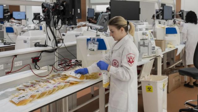 Israel’s new underground blood bank kicks into action as troops move into Gaza Israel’s new underground blood bank kicks into action as troops move into Gaza