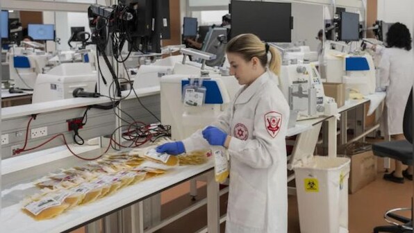 Israel’s new underground blood bank kicks into action as troops move into Gaza
