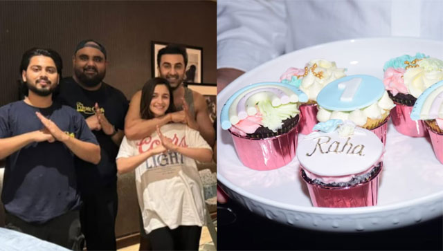 Traat Raha Ranbir Kapoor-Alia Bhatt treat paps with cake, muffins on daughter Raha ...