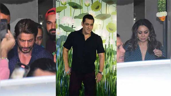 Salman Khan, Shah Rukh Khan, and Gauri Khan steal the show at Arpita Khan's Diwali bash