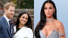 Harry, Meghan took a private plane to Vegas with Cameron Diaz, Benji Madden & Zoe Saldana to watch Katy Perry’s concert