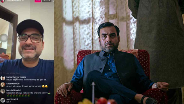 Pankaj Tripathi forgets why he went live on Instagram, hilariously apologises to fans Pankaj Tripathi forgets why he went live on Instagram, hilariously apologises to fans
