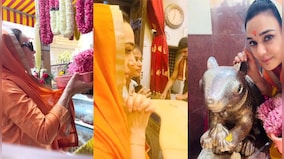 Preity Zinta nails her ethnic look on Karwa Chauth, visits Siddhivinayak temple; see post