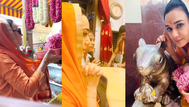 Preity Zinta nails her ethnic look on Karwa Chauth, visits Siddhivinayak temple; see post Preity Zinta nails her ethnic look on Karwa Chauth, visits Siddhivinayak temple; see post