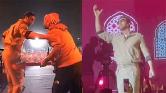 Ranbir Kapoor touches singer Arijit Singh's feet at his concert, recreates 'Channa Mereya' hook step for fans