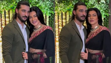 WATCH: Sushmita Sen and Rohman Shawl's endearing presence at Diwali party sparks patch-up rumours