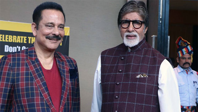 Amitabh Bachchan attends Subrata Roy's prayer meet, pays tribute to the Sahara chief on his blog Amitabh Bachchan attends Subrata Roy's prayer meet, pays tribute to the Sahara chief on his blog