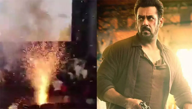 Tiger 3: Salman Khan's fans burst crackers inside cinema halls, draw mixed reactions on social media Tiger 3: Salman Khan's fans burst crackers inside cinema halls, draw mixed reactions on social media