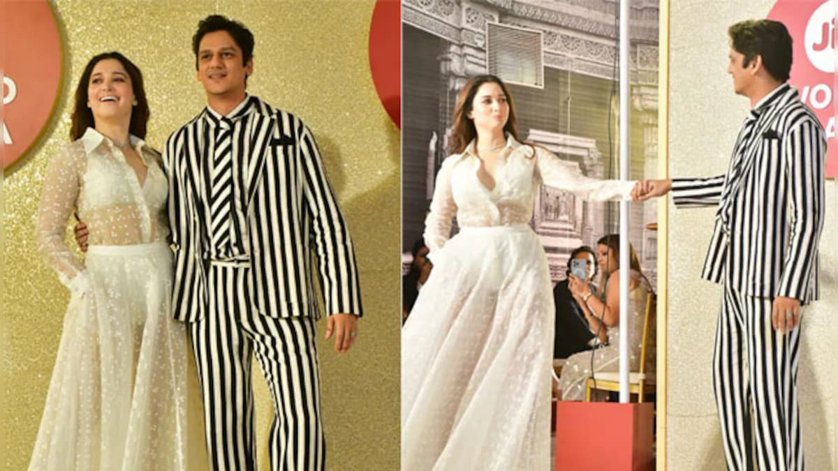 WATCH: Lovebirds Tamannaah Bhatia and Vijay Varma walk the ramp in style at Jio World Plaza launch