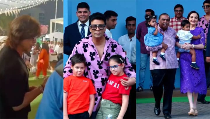 Bollywood celebrities grace Isha Ambani's twins' first birthday, Shah Rukh Khan's viral video steals the show