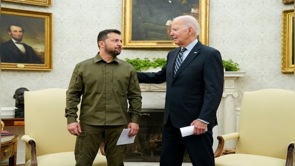 Ahead of Biden-Zelensky meeting, Kremlin says new US aid to Kyiv will be 'fiasco'