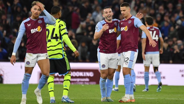 Football: Aston Villa stun Arsenal to spark Premier League title bid, Real Madrid stumbled to a draw at Betis Football: Aston Villa stun Arsenal to spark Premier League title bid, Real Madrid stumbled to a draw at Betis