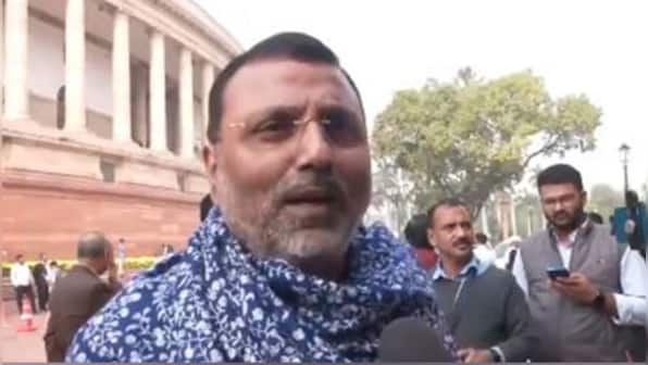 BJP MP Nishikant Dubey accuses Congress' Adhir Ranjan of leaking ethics panel report on TMC's Mahua Moitra